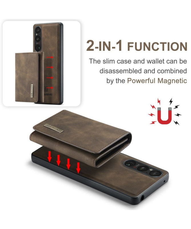 Coque Sony Xperia 1 V Porte-cartes Détachable M1 Series