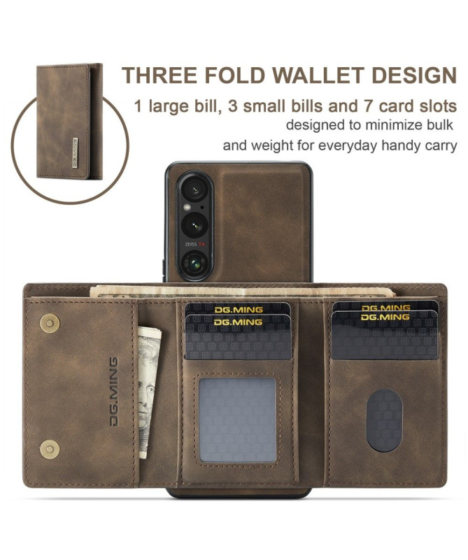 Coque Sony Xperia 1 V Porte-cartes Détachable M1 Series