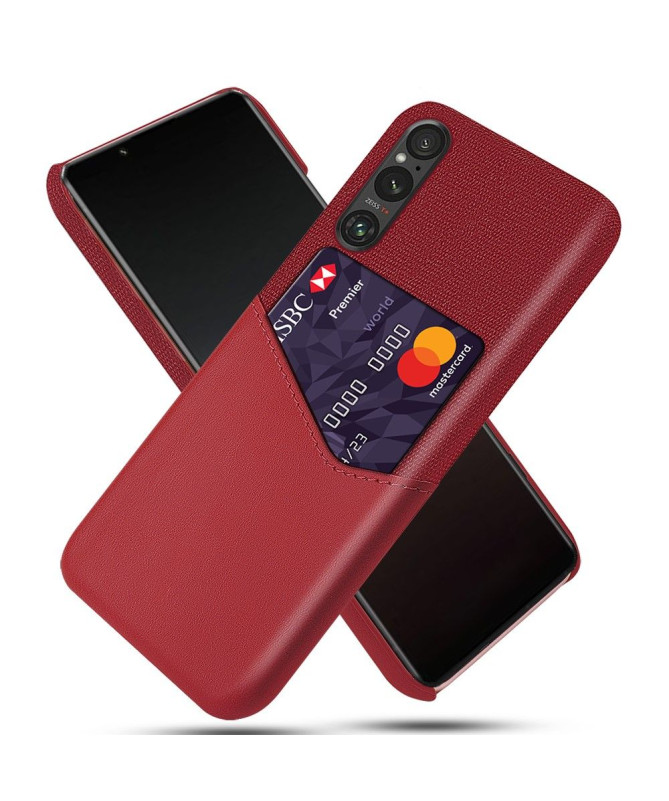 Coque Sony Xperia 1 V Olympus Effet Cuir