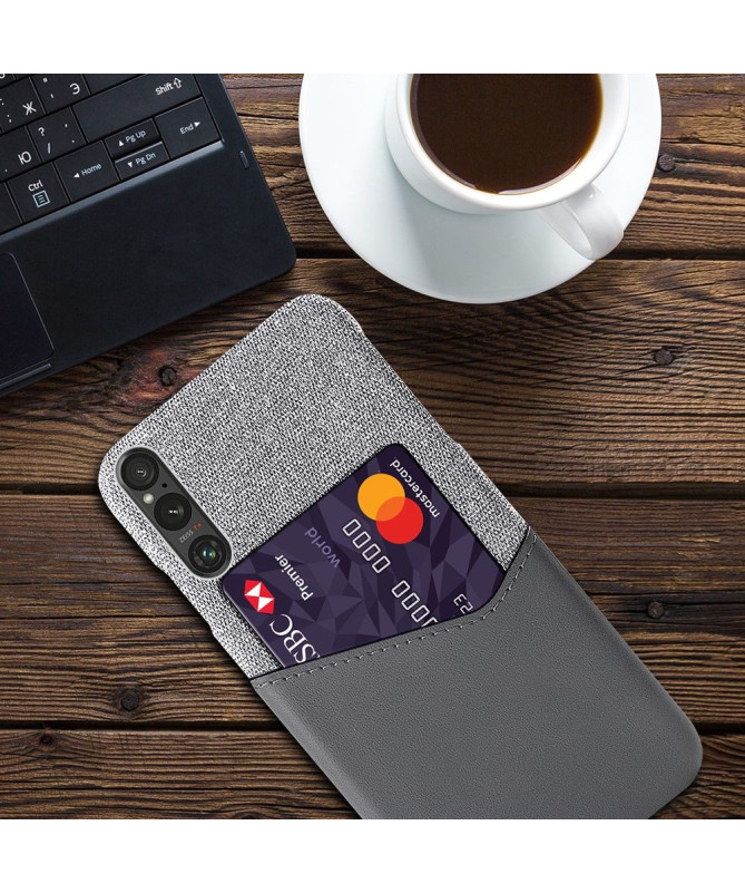 Coque Sony Xperia 1 V Olympus Effet Cuir