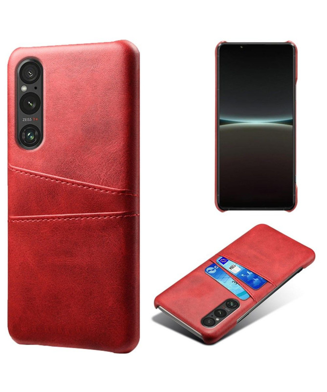 Coque Sony Xperia 1 V Simili Cuir Basique