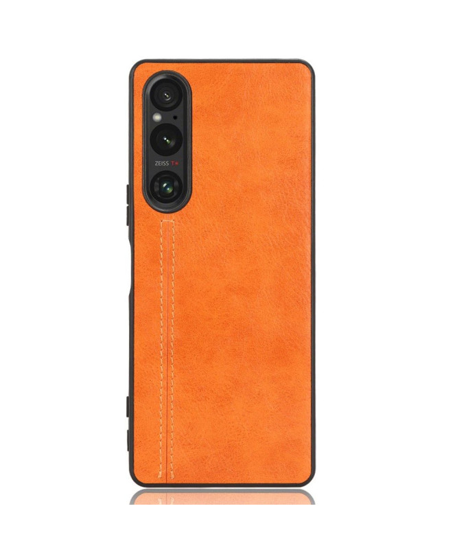 Coque Sony Xperia 1 V Effet Cuir