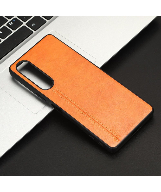 Coque Sony Xperia 1 V Effet Cuir