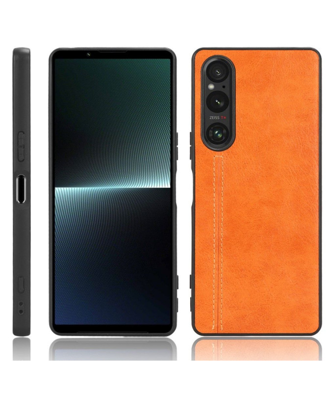 Coque Sony Xperia 1 V Effet Cuir