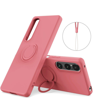 Coque Sony Xperia 1 V Silicone Liquide Ring