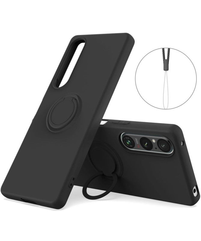 Coque Sony Xperia 1 V Silicone Liquide Ring