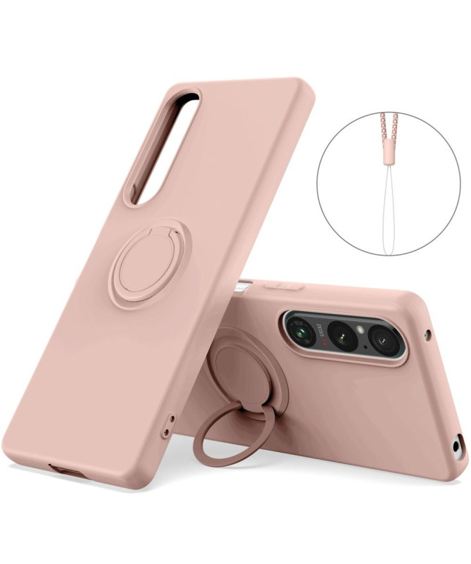 Coque Sony Xperia 1 V Silicone Liquide Ring