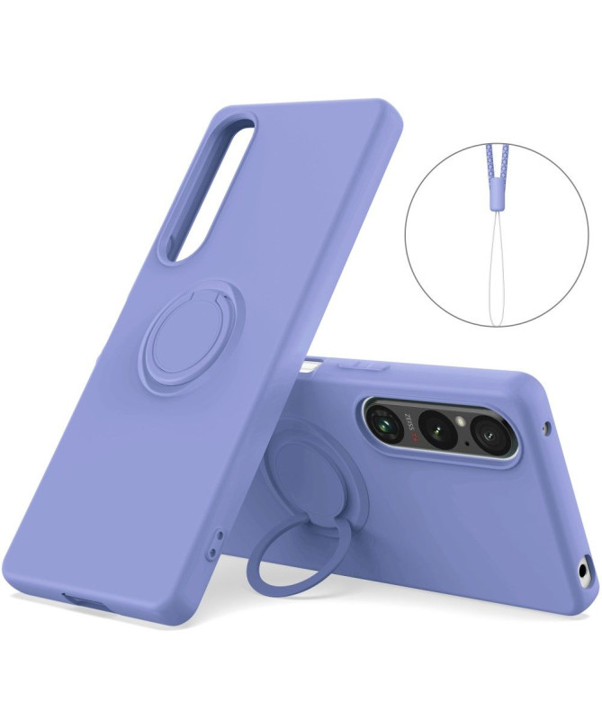 Coque Sony Xperia 1 V Silicone Liquide Ring