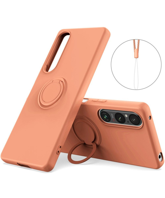 Coque Sony Xperia 1 V Silicone Liquide Ring