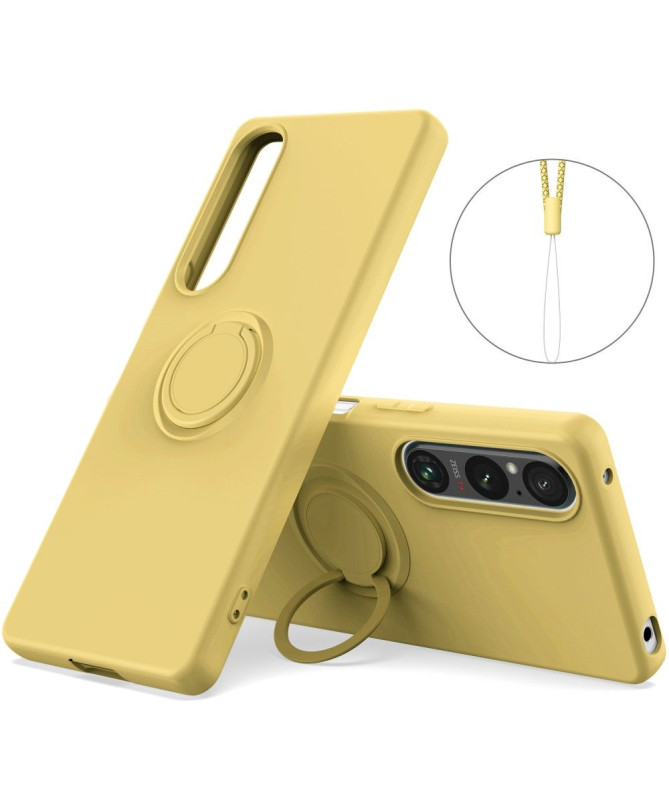 Coque Sony Xperia 1 V Silicone Liquide Ring