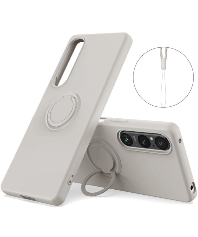 Coque Sony Xperia 1 V Silicone Liquide Ring