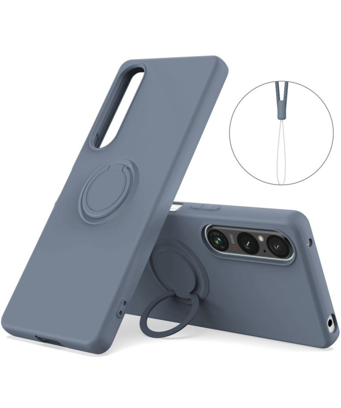 Coque Sony Xperia 1 V Silicone Liquide Ring