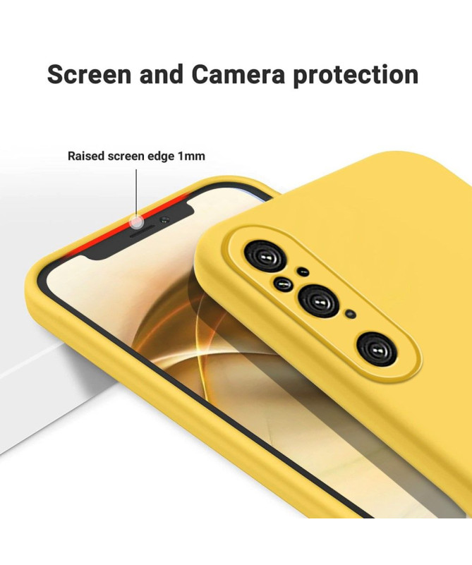 Coque Sony Xperia 1 V Puro silicone liquide
