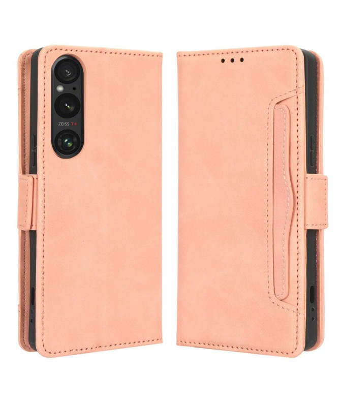 Housse Sony Xperia 1 V Premium avec Porte Cartes