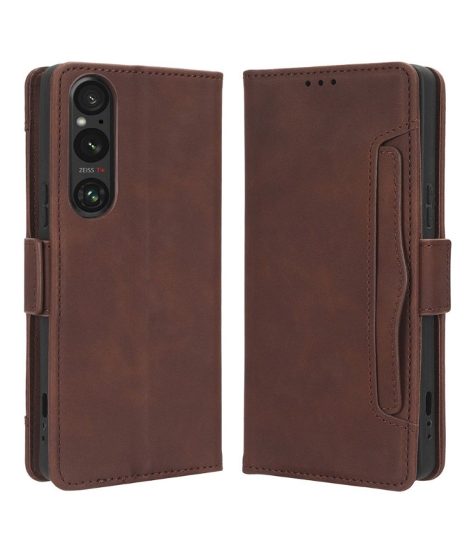 Housse Sony Xperia 1 V Premium avec Porte Cartes