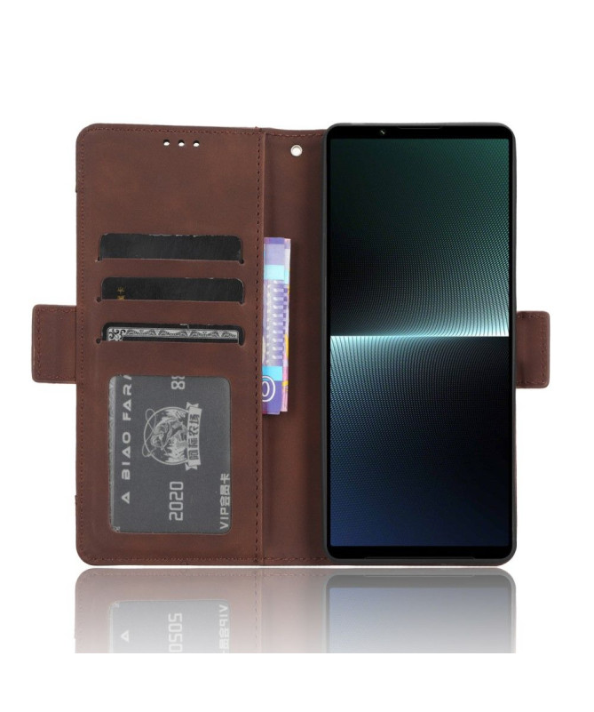 Housse Sony Xperia 1 V Premium avec Porte Cartes