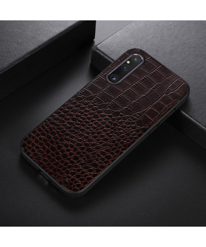 Coque Sony Xperia 1 V Colette Cuir Effet Croco