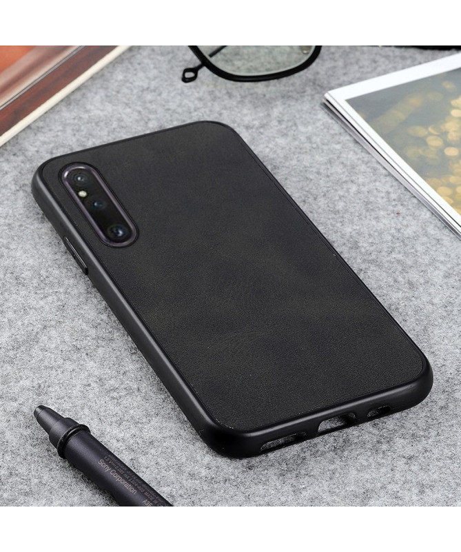 Coque Sony Xperia 1 V Jazz simili cuir vintage
