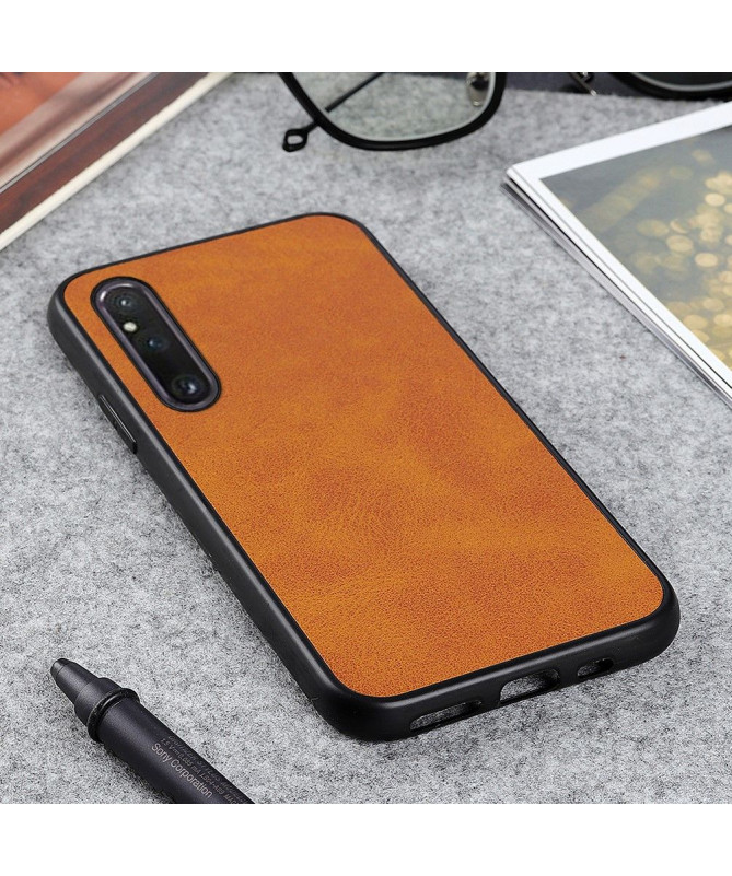 Coque Sony Xperia 1 V Jazz simili cuir vintage
