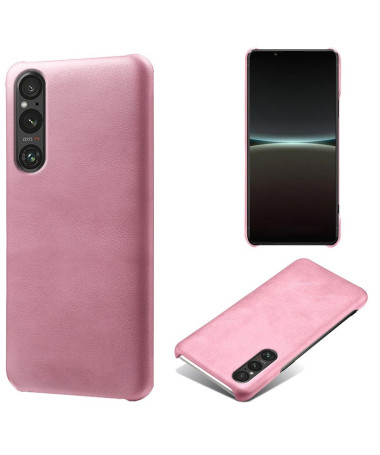 Coque Sony Xperia 1 V Simili Cuir Basique