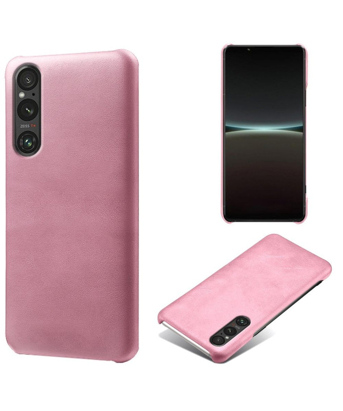 Coque Sony Xperia 1 V Simili Cuir Basique