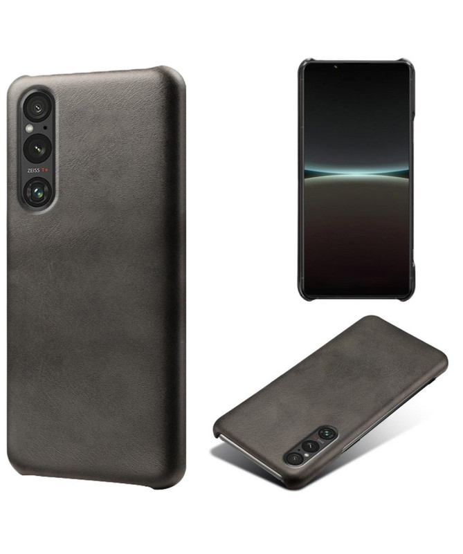 Coque Sony Xperia 1 V Simili Cuir Basique