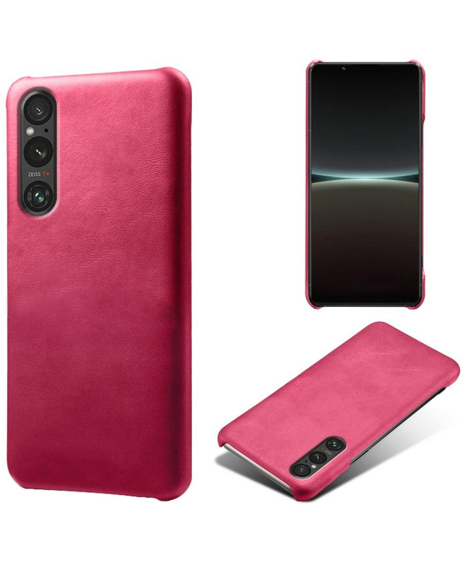 Coque Sony Xperia 1 V Simili Cuir Basique