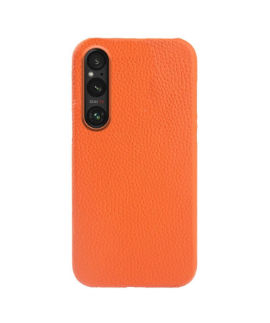 Coque Sony Xperia 1 V en Cuir à Texture Litchi