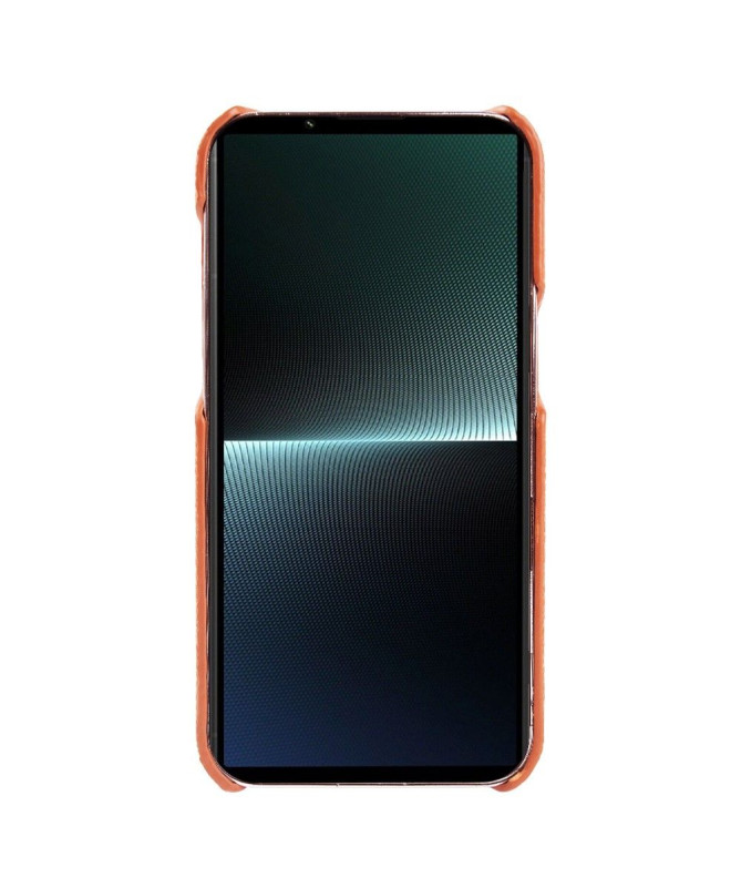 Coque Sony Xperia 1 V en Cuir à Texture Litchi