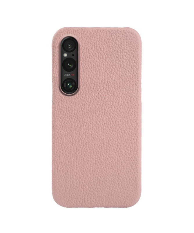 Coque Sony Xperia 1 V en Cuir à Texture Litchi