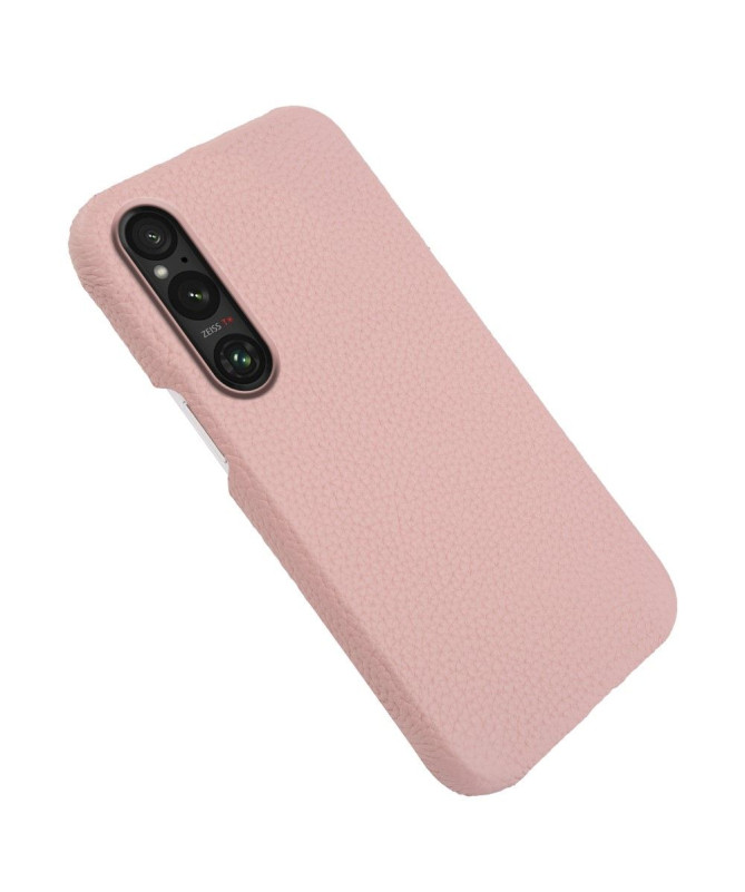 Coque Sony Xperia 1 V en Cuir à Texture Litchi