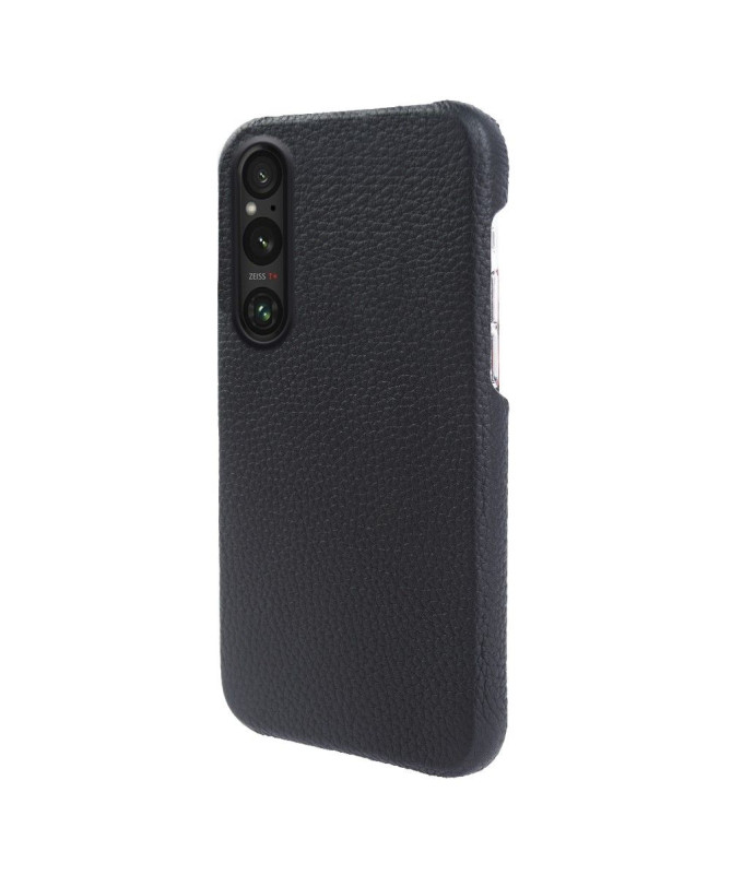 Coque Sony Xperia 1 V en Cuir à Texture Litchi