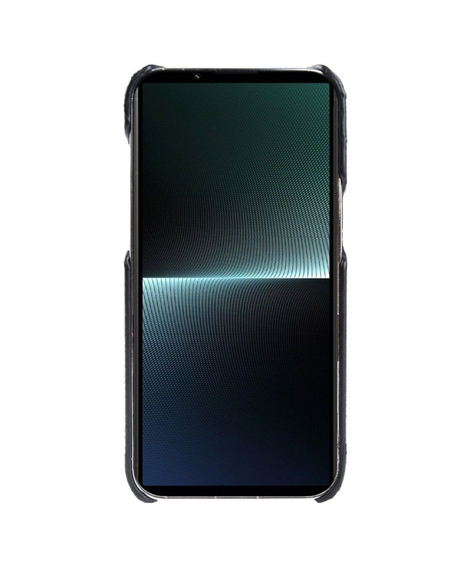 Coque Sony Xperia 1 V en Cuir à Texture Litchi