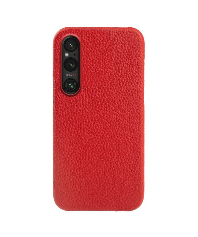 Coque Sony Xperia 1 V en Cuir à Texture Litchi