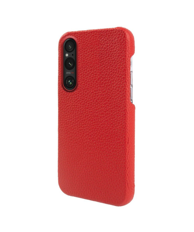 Coque Sony Xperia 1 V en Cuir à Texture Litchi