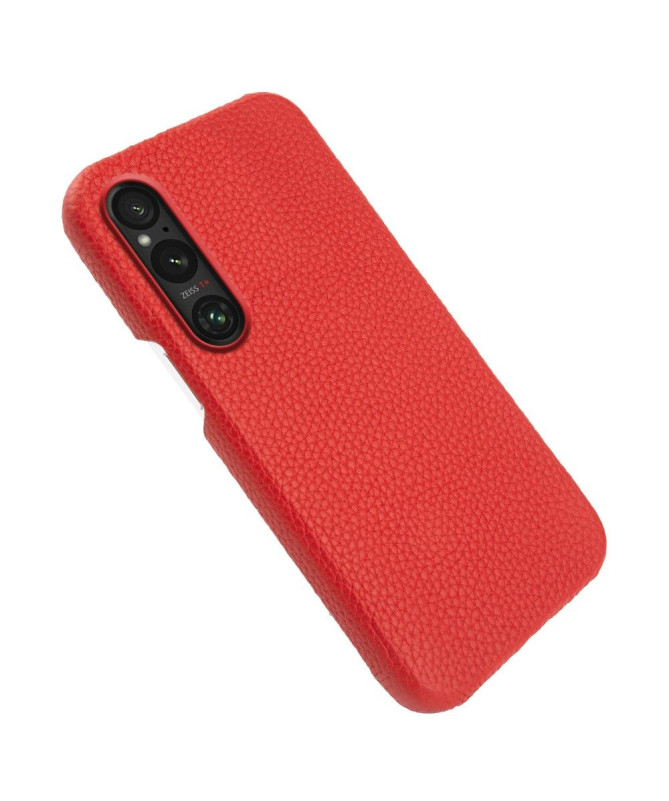 Coque Sony Xperia 1 V en Cuir à Texture Litchi