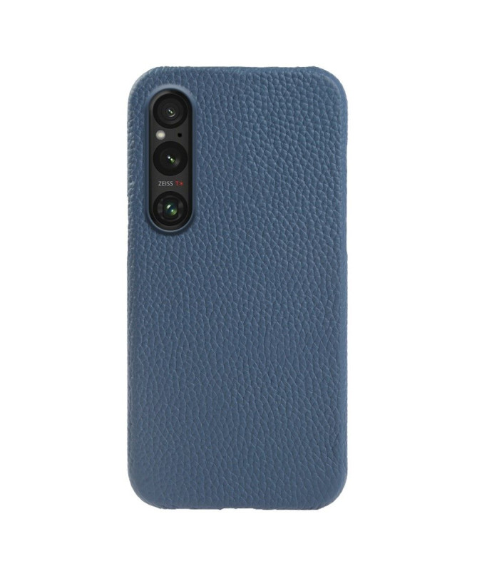 Coque Sony Xperia 1 V en Cuir à Texture Litchi