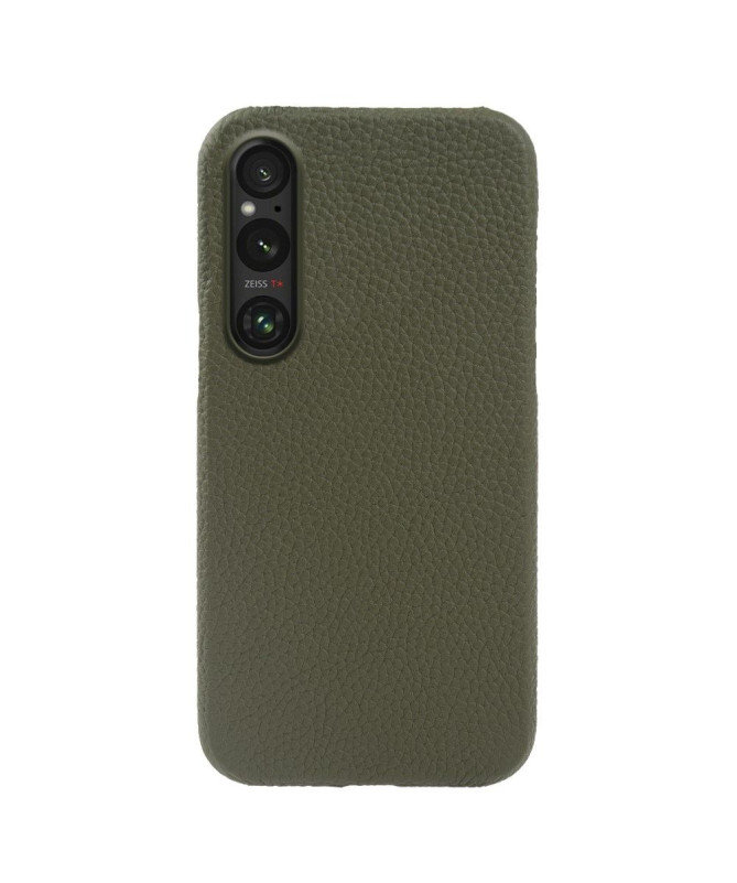 Coque Sony Xperia 1 V en Cuir à Texture Litchi