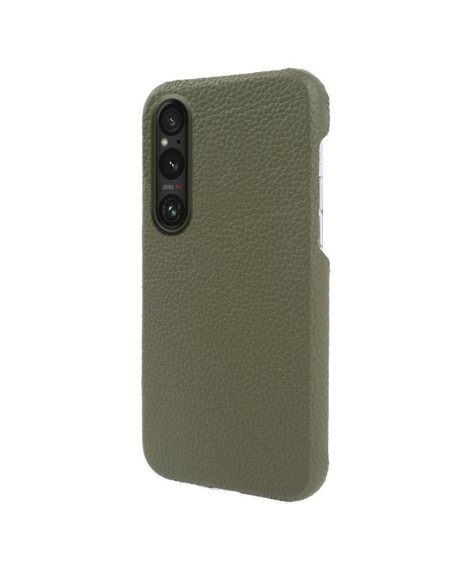 Coque Sony Xperia 1 V en Cuir à Texture Litchi