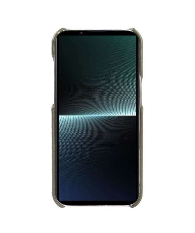 Coque Sony Xperia 1 V en Cuir à Texture Litchi
