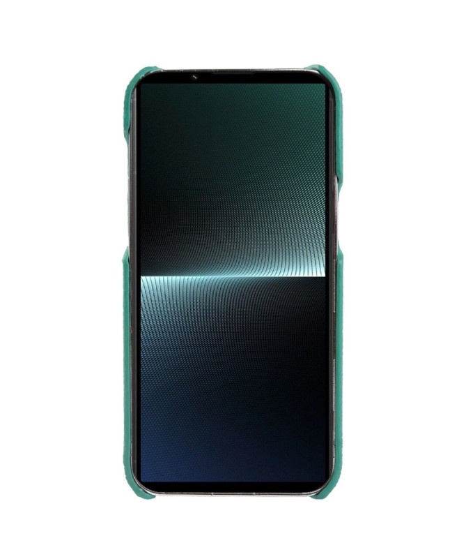 Coque Sony Xperia 1 V en Cuir à Texture Litchi