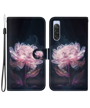 Housse Sony Xperia 10 V Lotus Nocturne