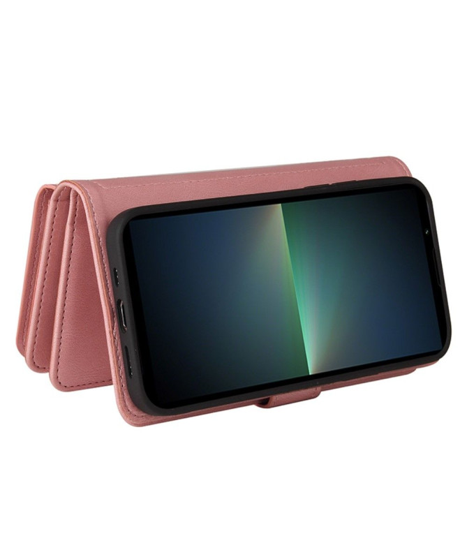 Housse portefeuille Sony Xperia 5 V à lanière