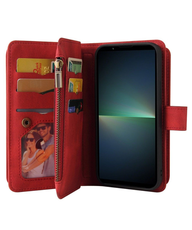 Housse portefeuille Sony Xperia 5 V à lanière