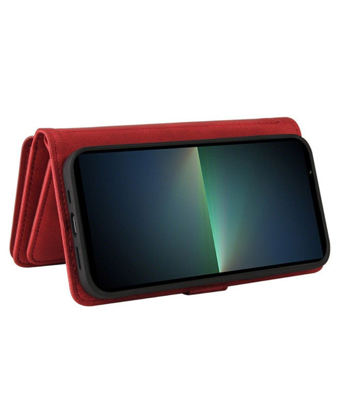 Housse portefeuille Sony Xperia 5 V à lanière