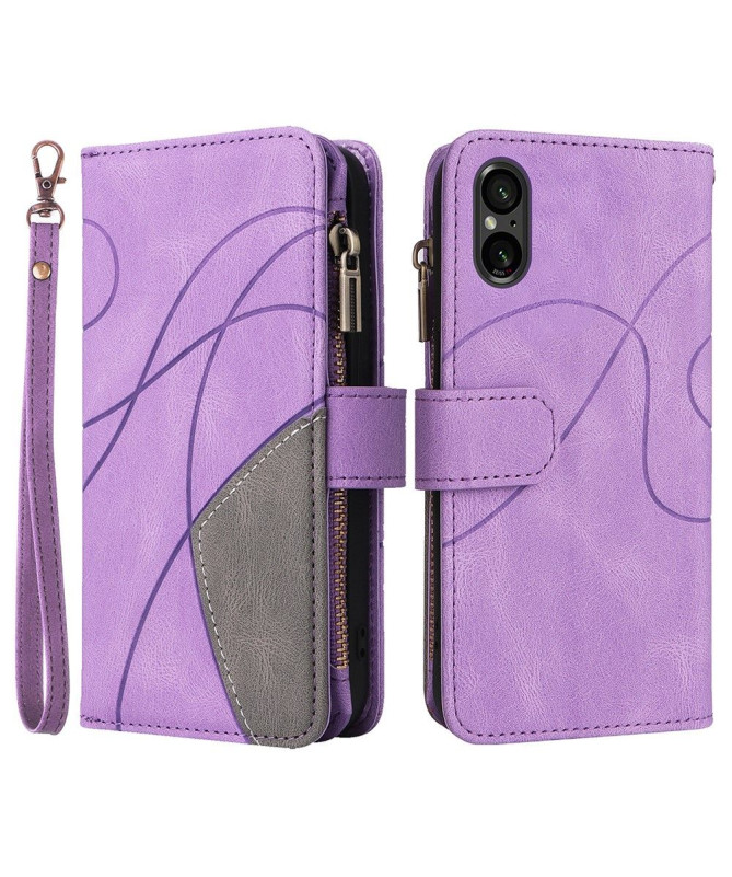 Housse Sony Xperia 5 V Bicolore artistique 002 Series