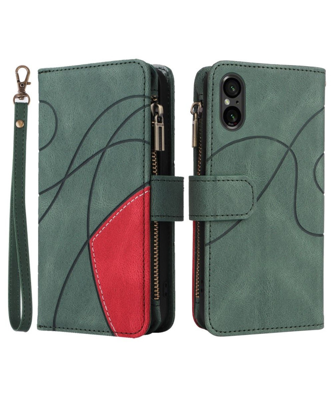 Housse Sony Xperia 5 V Bicolore artistique 002 Series