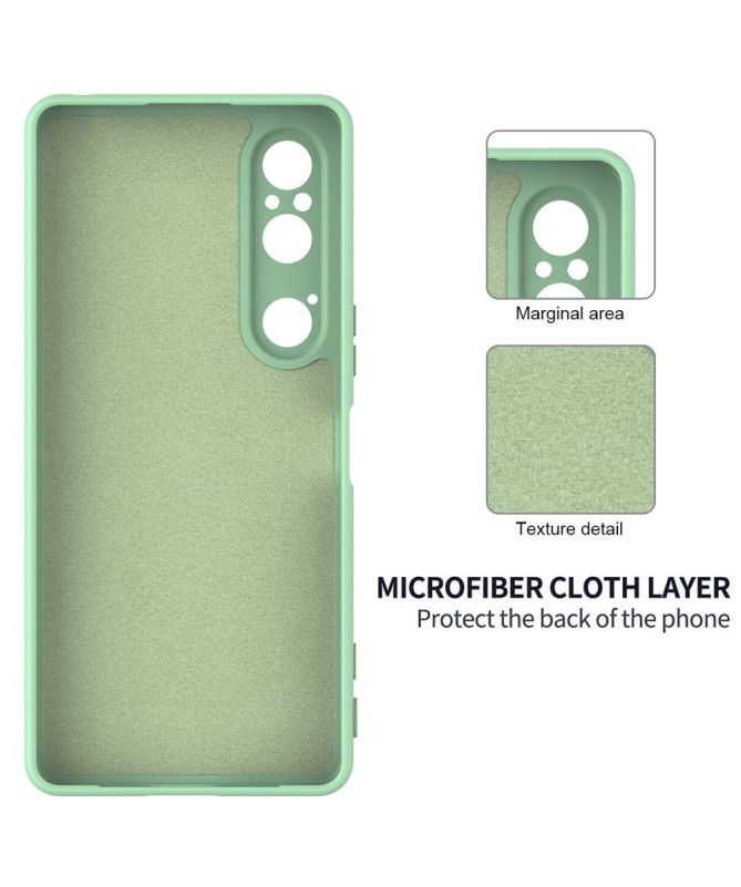 Coque Sony Xperia 1 VI Puro silicone liquide