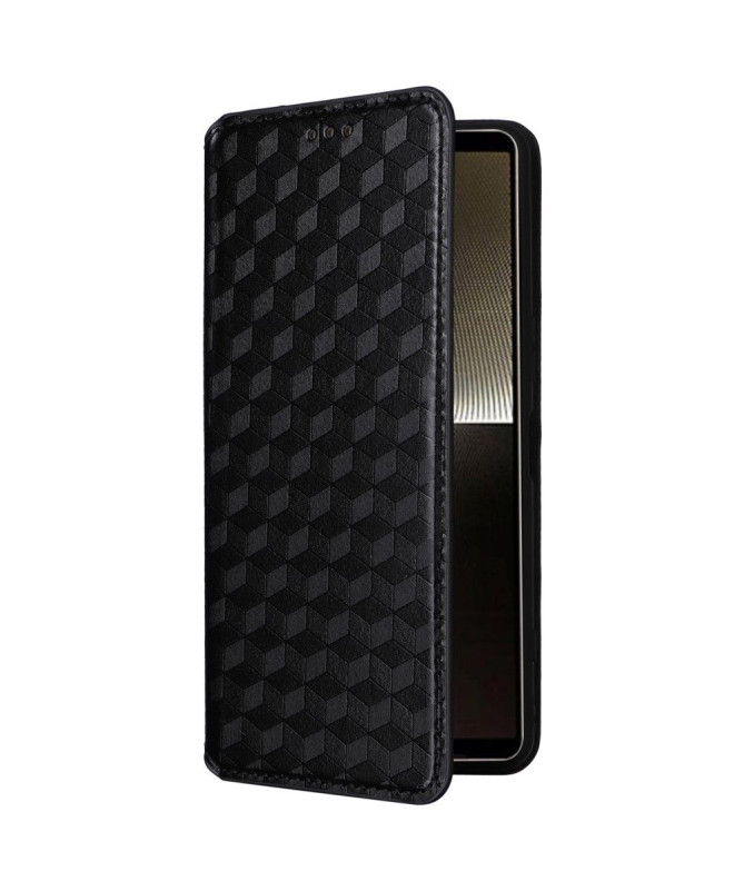 Housse Sony Xperia 1 VI flip cover design géométrie