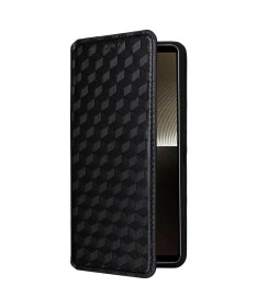 Housse Sony Xperia 1 VI flip cover design géométrie